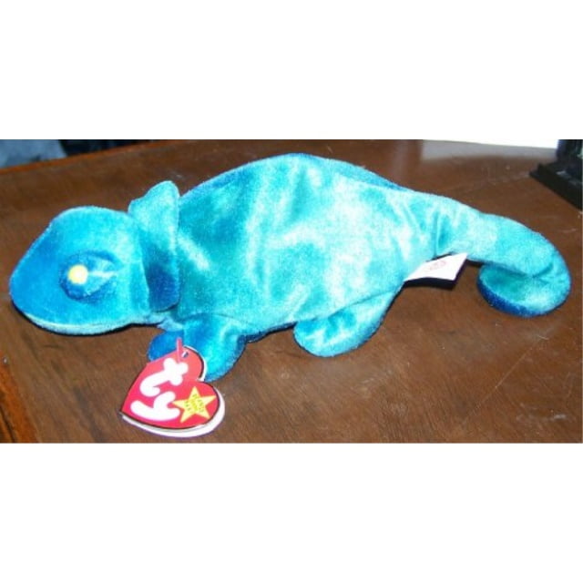 rainbow chameleon beanie baby