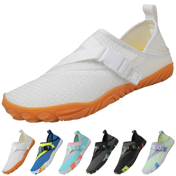 AUDeals Water Shoes for Men and Women, Quick Dry Aqua Sneakers with Non Slip Comfort, Lightweight Beach and Swim Sport Style