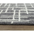 thumbnail image 4 of Alora Decor Classic 8'9" x 11'9" Geometric Charcoal/Black Hand Tufted Area Rug, 4 of 4