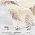 thumbnail image 5 of Yayeee 100% Cotton Hand Towels for Bathroom 16" x 28" Soft Absorbent Kitchen Towel, Beige Watercolor Seashells, 5 of 7