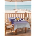 thumbnail image 2 of Outdoor Tablecloths with Umbrella Hole & Zipper, Purple Grey Ombre 54x80 Inch Tablecloth Rectangle, Farmhouse Gradient Minimalist Waterproof Table Cloth, Patio/Pool/Picnic Table Covers, 2 of 8