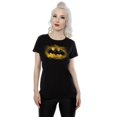 thumbnail image 4 of DC Comics Womens Batman Spray Logo Cotton T-Shirt, 4 of 5
