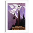 thumbnail image 2 of Art.com Chamonix-Mont Blanc, France - Funicular Railway to Brevent Mt. Art Print by Lantern Press, White Frame Wall Art, 21" x 29", 2 of 5