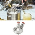 thumbnail image 1 of Distributeur de Mini Robinet de Fût de Bière en Acier Inoxydable avec Tuyau et Joint, 1 of 8