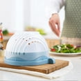 thumbnail image 3 of Salad Cutter Bowl Cuts Fruit Vegetable Chopper Salad Slicer Maker, Make In 60 Seconds, Kitchen Tools, 3 of 5