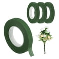 thumbnail image 1 of Uxcell 4-Rollos Cintas Florales 1/2 Pulgada 30 Yards Cinta Floral Verde Oscuro para Manualidades Florales Cinta Floral para Ramos de Flores Frescas Boda, 1 of 1