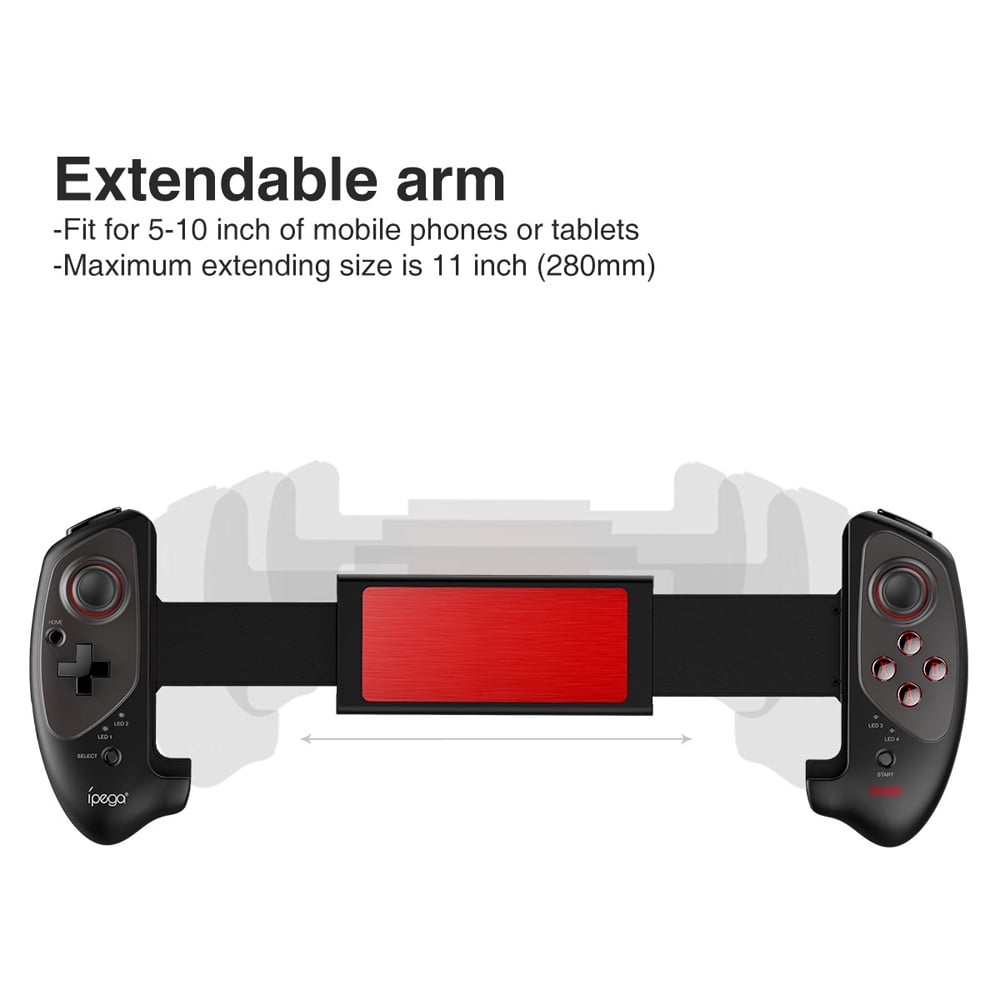 Preventie Allergisch Excentriek ipega PG-9083S Bluetooth Gamepad Wireless Retractable Game Controller  Compatible with iOS(iOS 11-13.3) Android Smartphone Tablet PC - Walmart.com