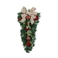 thumbnail image 7 of Upside Down Hanging Christmas Wreath 20 Inch, Traditional Reversible Santa Sack Decor with Artificial Pine and Red Berry, Unique Front Door Decorations for Outdoor and Indoor Xmas Party Festivities, 7 of 7