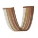 thumbnail image 5 of Tapiz bohemio para colgar en la pared de macramé, elegante, práctica y delicada artesanía, decoración de pared moderna para dormitorio, apartamento, Marrón, 5 of 8