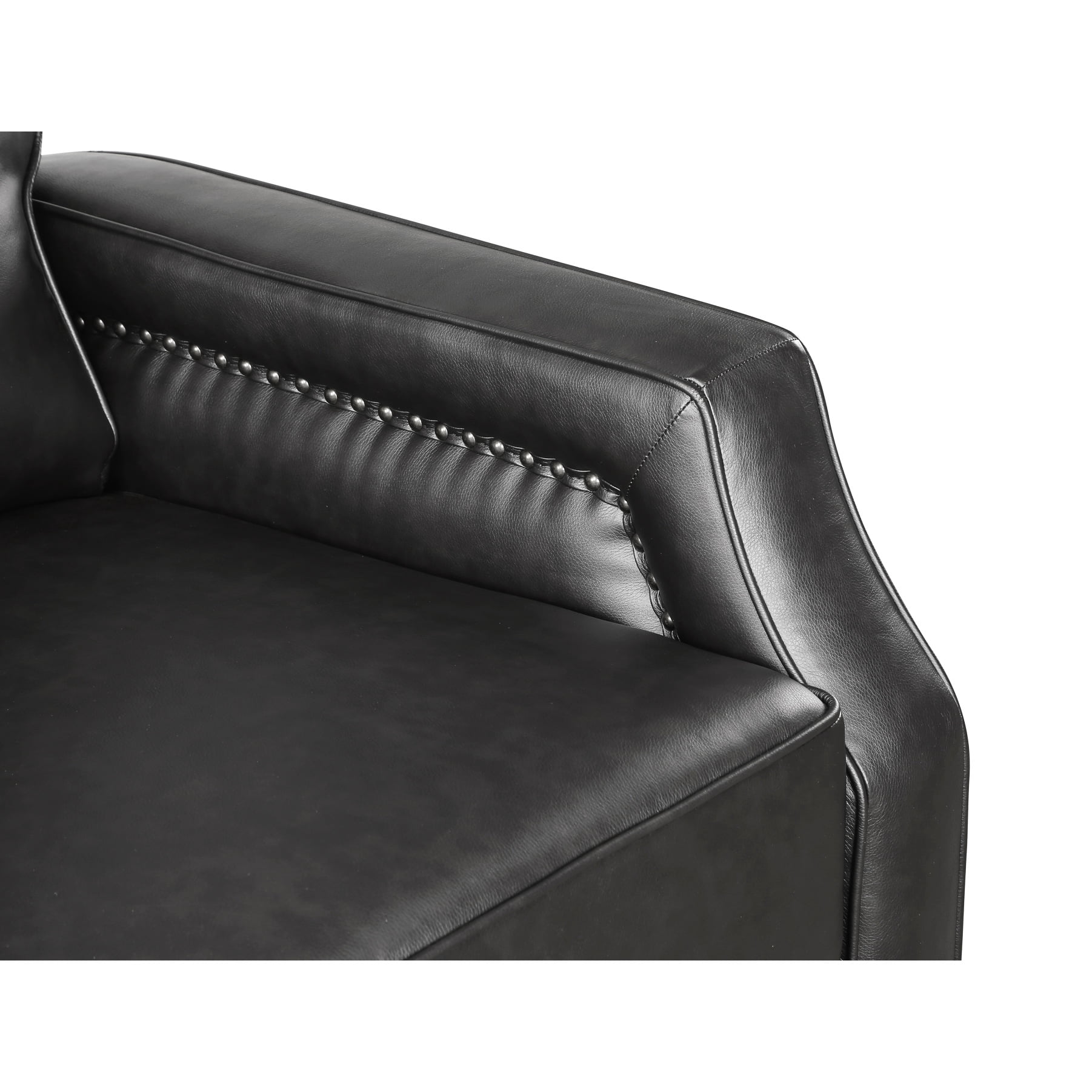 Transitional Gray Reclining Chair With Comfortable Padding, Metal Base Push Back In Gray, Modern Living, Reinforced Seat