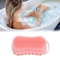 thumbnail image 2 of Unique Bargains 1 Pc Hangable Soap Shape Bath Brush Shower Brush Pink, 2 of 6