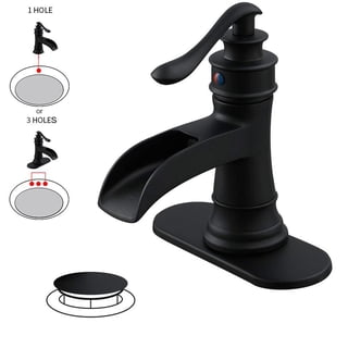 Kohler K 7124 A BL Clicker Drain With Overflow Modern BLACK New in Box