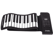 Elegantoss Folding Portable Mini Roll up Soft Silicone Electronic Keyboard Piano with 61-Keys ,Synthesizer & Built in Speaker