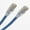 CAT6 Shielded - Blue, variant on Cat6A Riser CMR LAN Network Data Ethernet Patch Cable, Solid Pure Copper 23 AWG, 4-Pair UTP, 550MHz, Pass Thru RJ45 Plug, UL ETL CMR, Assembled in USA (4 Ft, White)
