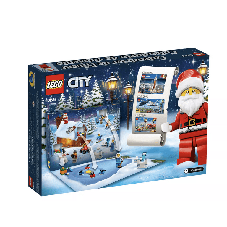 Free Shipping Lego 60235 City Advent Calendar Building Kit New 2019 234 Pieces Walmart