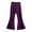 Purple, variant on Mercatoo Kids Girls Velvet Flared Pants Elastic Waist Lightweight Bell Bottom Pants Spring Casual Yoga 𝗕ootcut Trousers