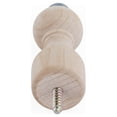 thumbnail image 6 of Renovators Supply Door Stoppers 3 3/16" Wall Mount Victorian Unfinished Maple Wood Door Bumper Stops, 6 of 9