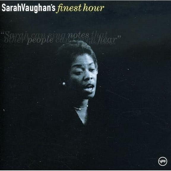 Sarah Vaughan - Sarah Vaughan's Finest Hour - Vocal Jazz - CD