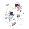 thumbnail image 2 of Vinil Decorativo Infantil Astronauta Estrellas Niño Bebé Dara Baby Syene VinDe256, 2 of 3