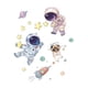 thumbnail image 2 of Vinil Decorativo Infantil Astronauta Estrellas Niño Bebé Dara Baby Syene VinDe256, 2 of 3