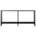 thumbnail image 3 of Pemberly Row Contemporary Wood 64" Black Bronze Console Table, 3 of 9