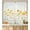 Bee Flower, variant on Kitchen Curtains (2 Pcs) Over Sink for Bathroom Window Cafe Basement Cortinas para Cocina Farmhouse Short Mini Curtain Flower Bee Summer Daisy Elegant Country Rustic Modern Cute - 27.5×36"