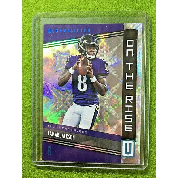 LAMAR JACKSON GALACTIC PRIZM SSP CASE HIT CARD 2019 Unparalleled MAKE AN OFFER