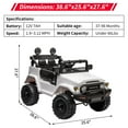 Juiluna 12V Ride on Car for Kids, Licensed Toyota Ride on Truck