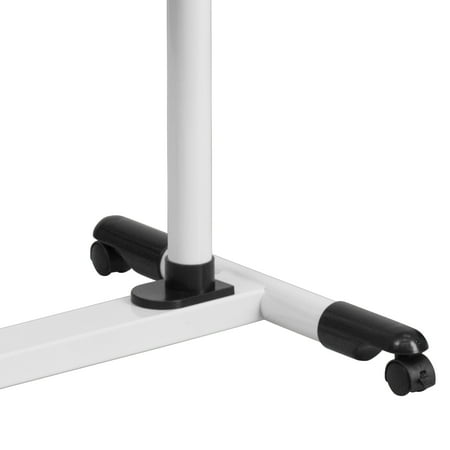 Flash Furniture - Macon Rectangle Contemporary Laminate  Laptop Desk - White