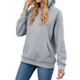 thumbnail image 3 of Shine Up Womens Hoodies Casual Hooded Sweatshirts Oversized Pullover Long Sleeve Ladies Tops with Pocket, 3 of 5