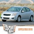 thumbnail image 7 of For 2007 2008 2009 Nissan Sentra Headlights Assembly Headlamps Left+Right, 7 of 7