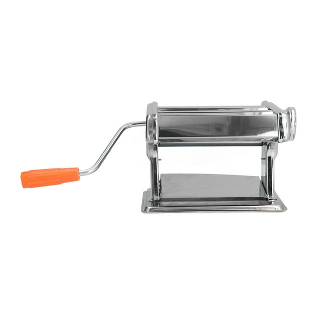 Pasta Maker Machine, Manual Noodle Pressing Machine with Adjustable Thickness Settings, Stainless Steel Noodles Maker with