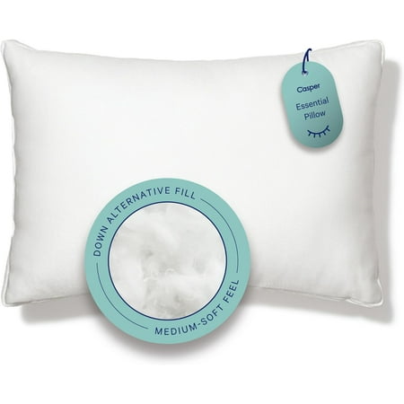 Essential Pillow for Sleeping, King, White, Two Pack