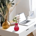 thumbnail image 5 of Stylish Desktop Ornament Ceramic Hydroponic Vase with Transparent Flower Arrangement Decorative Light Floral Set for Home and Garden, 5 of 6