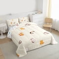 thumbnail image 3 of Feelyou Cute Kitten Lover Queen Comforter Set, Cat Animal Bedding Comforter Set, 3pcs, 3 of 8