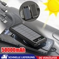 thumbnail image 4 of Banco de energía solar de 50000 mAh, cargador de batería externo portátil para todos los teléfonos móviles DE, 4 of 5