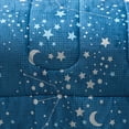 thumbnail image 5 of Cobertor  Borrega Matrimonial Elefantito Galaxia Color Azul Suave, 5 of 5