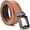 Tan Belt / Black Buckle, variant on Men's Ratchet Belt Genuine Leather Mens Belt with Slide Ratchet Belts for men