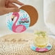 thumbnail image 5 of Pequeños Kits Pintura Diamantes Posavasos 6/8 Piezas Hoja Seta Cruz Verano Creativo, 5 of 9