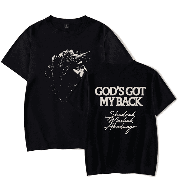 Brandon Lake God's Got My Back 2024 Merch Short Sleeve T-shirt Unisex Fashion Crew Neck Top