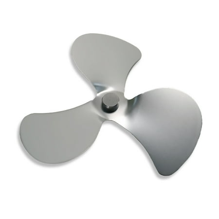 

3/4-Blades Stove Fans Blades Non-Electric Silent Operation Fireplace Fan Blades Heat-Resistant Fireplace & Stove Accessories