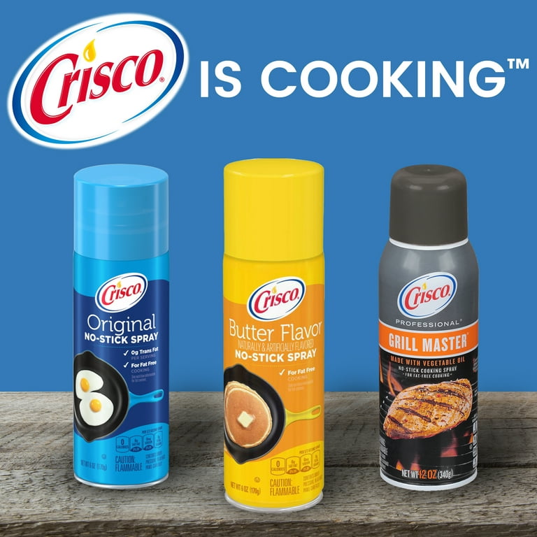 Crisco Professional No-Stick Cooking Spray, Grill Master, 12 Ounce