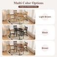 thumbnail image 6 of Extendable Round Dining Table for 2–4 People - Folding Wood Table with Adjustable Size, Space-Saving Design for Small Apartments, Dining Areas, Kitchen, Breakfast Nook, 6 of 9