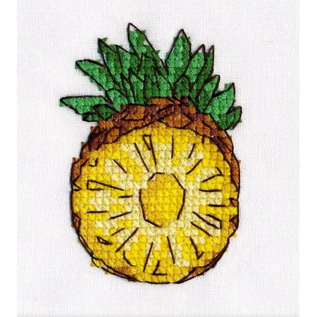 UPC: 4680021531187 | Pineapple 1234 Counted Cross Stitch Kit