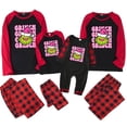 thumbnail image 1 of Pijamas navideños a juego Grinch - TKing Fashion 2024 Nuevos conjuntos de pijamas navideños familiares a juego Grinch, pijamas navideños navideños para parejas, adultos y niños, 3 Años, 1 of 3