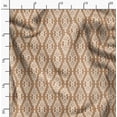 thumbnail image 4 of Soimoi Brown Fabric - By the Yard - 56 Inch Wide - Damask Ikat Fabric - Elegant and Traditional Patterns for Stylish Creations Printed Fabric, 4 of 6