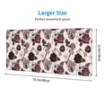 thumbnail image 3 of Pofeuu Retro Red Black Roses Print Desk Mat for Keyboard and Mouse，Computer Desk Matt for Desktop，Large Mouse Pad for Desk，Desk Pads on Top of Desks 12x31.5in, 3 of 8