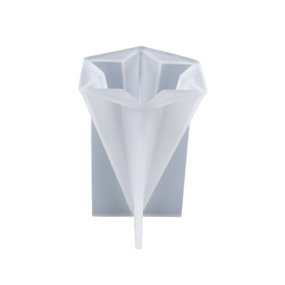 8 Styles Hexagonal Cone Epoxy Resin Mold Pyramid Silicone Casting Mold for Making Jewelry Holder Handmade Tool
