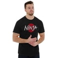 thumbnail image 5 of Japanese Ninja Funny Novelty Ideas Men's Graphic T Shirt Tees Brisco Brands M, 5 of 5