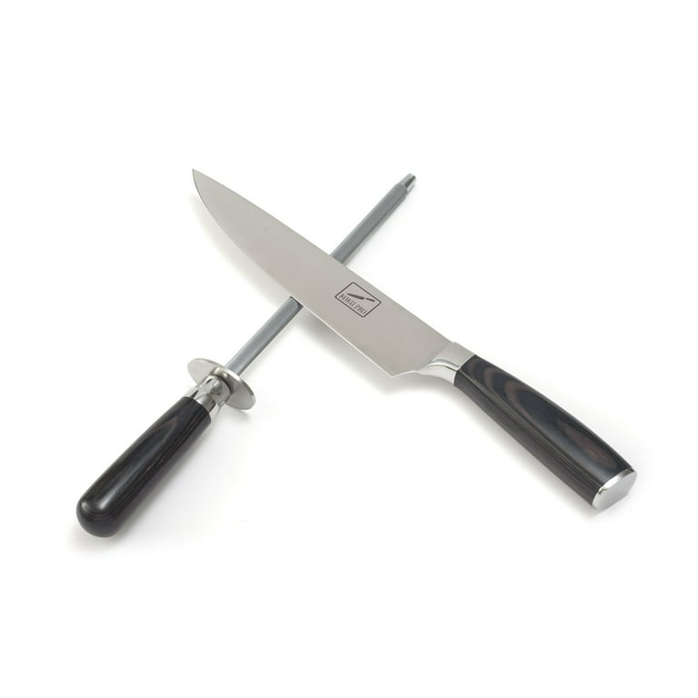 Koku Pro Japanese Knife - Pro 8 Sharp Chef Knife - Kevlar Gloves - Knife Set, Large
